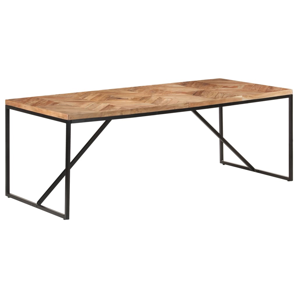 Eettafel Massief Acaciahout En Mangohout