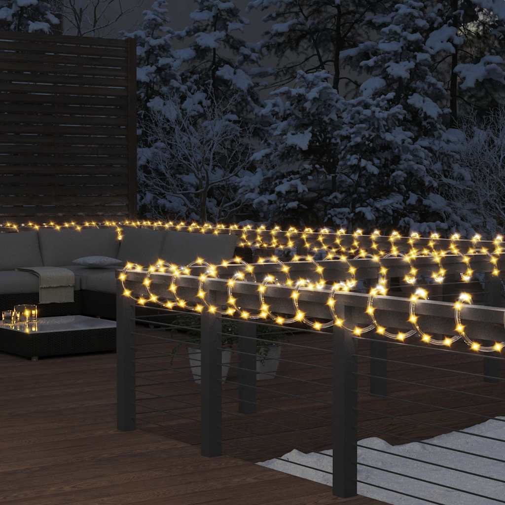Lichtslinger Met 120 Led's Pvc Warmwit