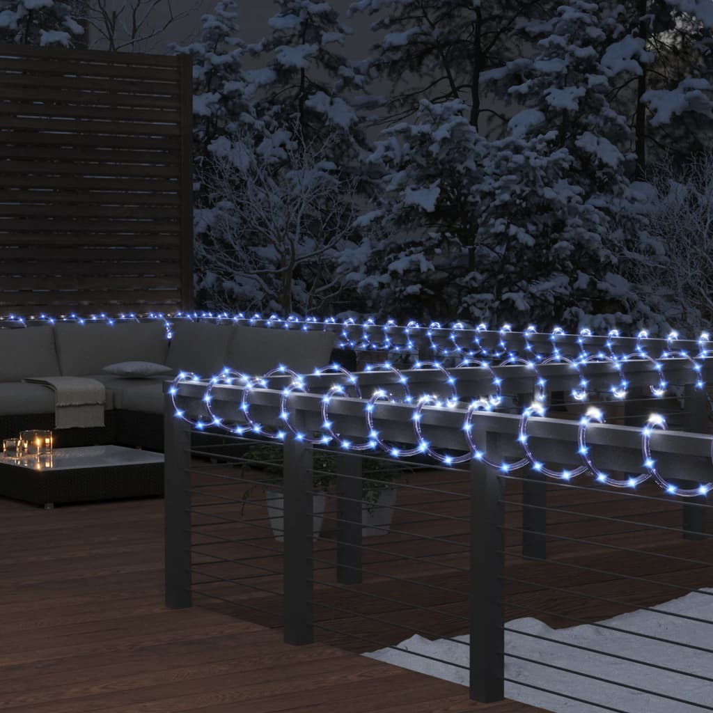 Lichtslinger Met 1200 Led's Warmwit Pvc Koudwit