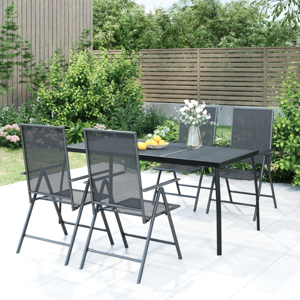 Tuintafel Staalgaas Antracietkleurig