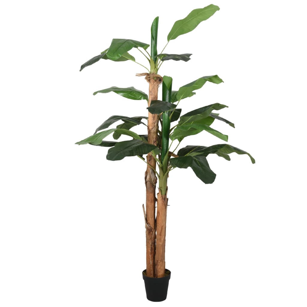 Kunstplant Bananenboom 9 Bladeren Groen