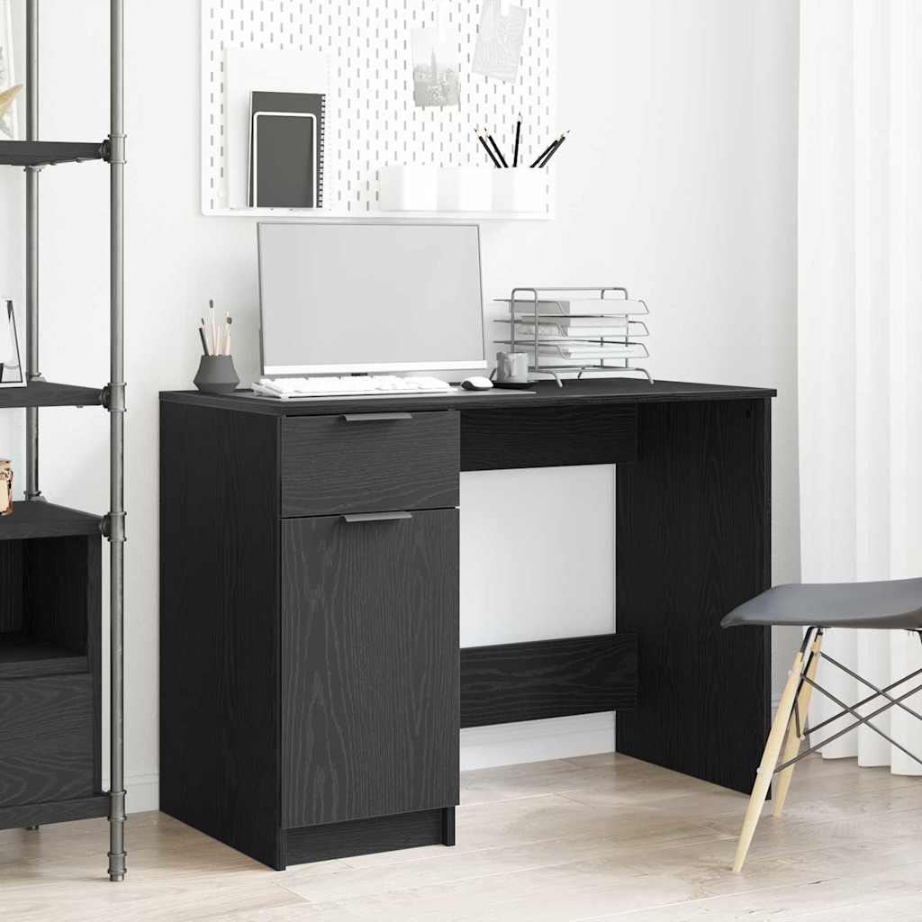 Bureau 100X50X75 Cm Bewerkt Hout Eikenkleurig