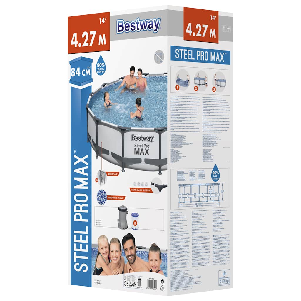 Bestway Zwembadset Steel Pro Max 427X84 Cm