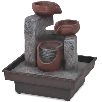 Binnenfontein Met Led-Verlichting Polyresin