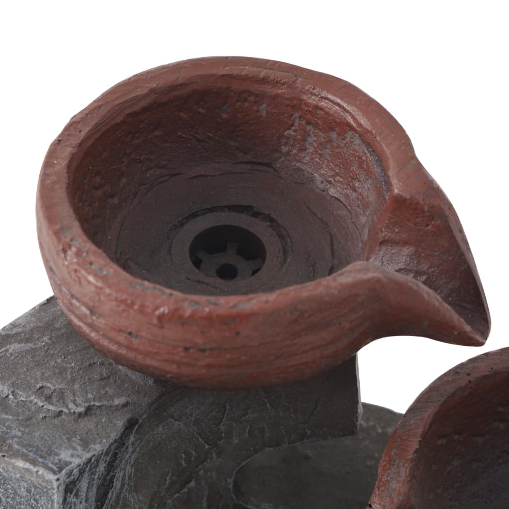 Binnenfontein Met Led-Verlichting Polyresin