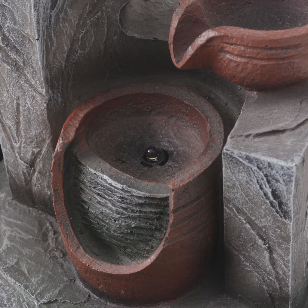 Binnenfontein Met Led-Verlichting Polyresin