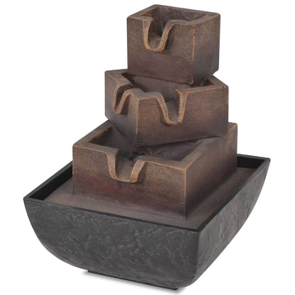 Binnenfontein Met Led-Verlichting Polyresin