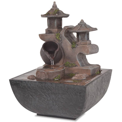 Binnenfontein Met Led-Verlichting Polyresin