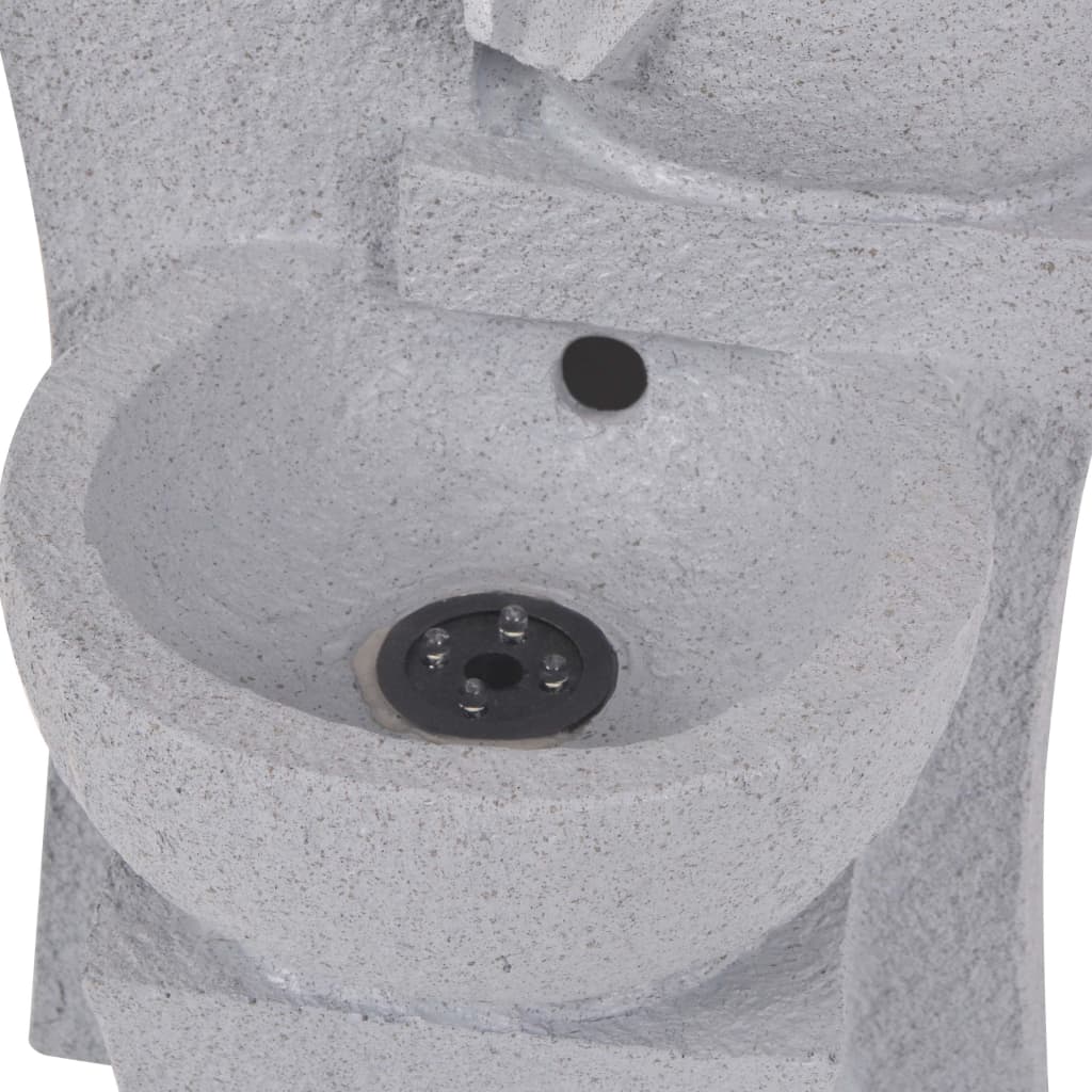 Binnenfontein Met Led-Verlichting Polyresin