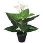 Kunst Anthurium Plant Met Pot 45 Cm En Geel