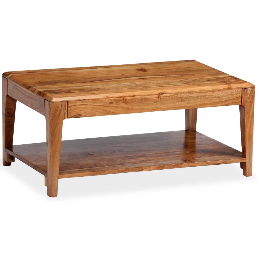Salontafel 88X50X38 Cm Massief Hout