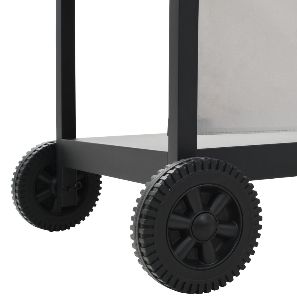 Gasbarbecue Met 6 Kookzones Roestvrij Staal Kleurig