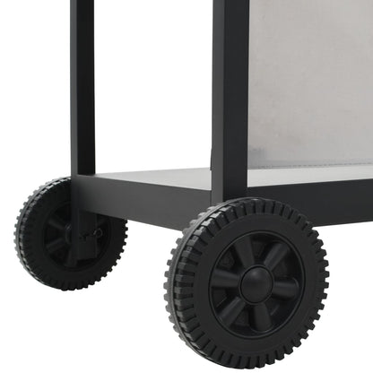 Gasbarbecue Met 6 Kookzones Roestvrij Staal Kleurig