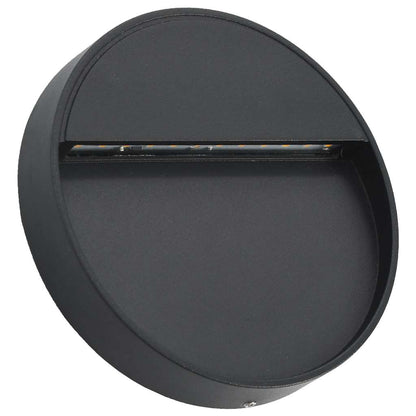Led-Buitenwandlampen 3 W Zwart