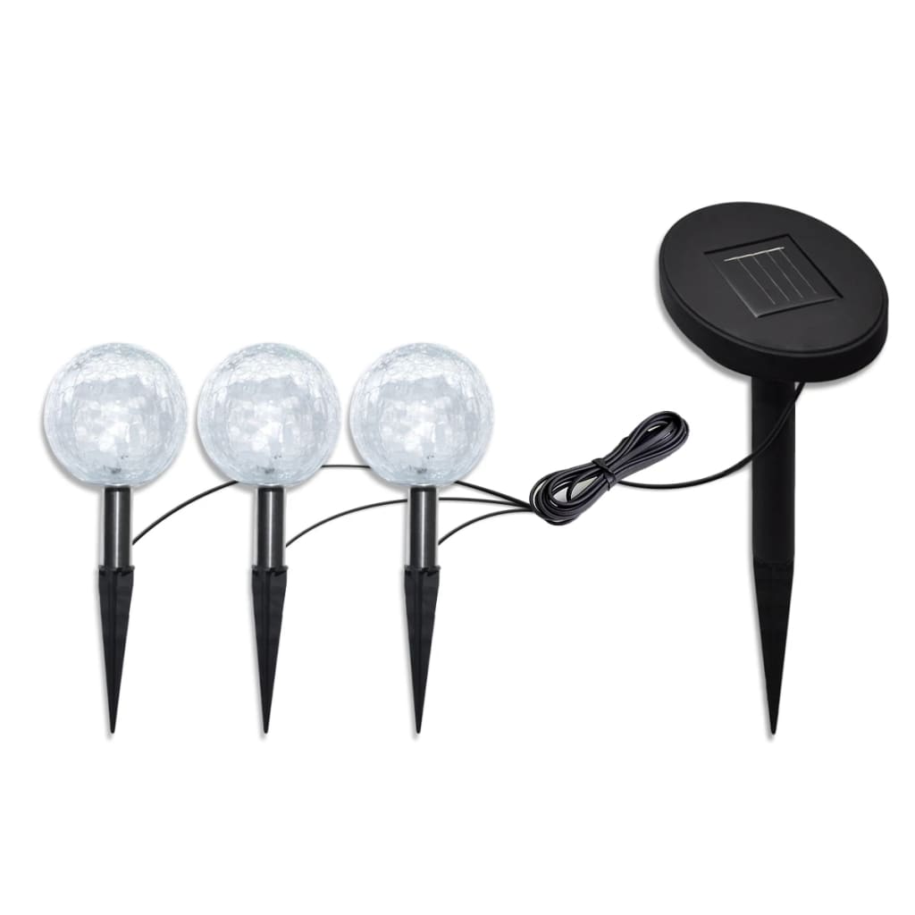 Solarbollampen Led Met Grondankers En Zonnepaneel
