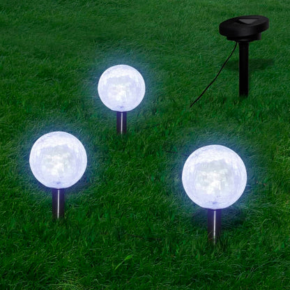 Solarbollampen Led Met Grondankers En Zonnepaneel