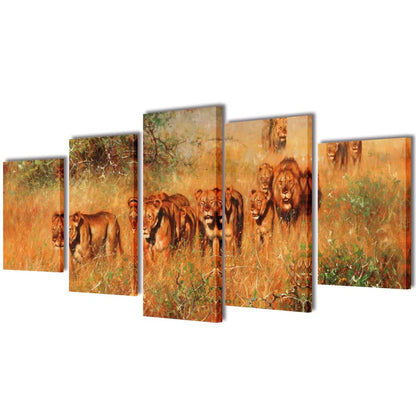 Canvas Muurdruk Set Buddha