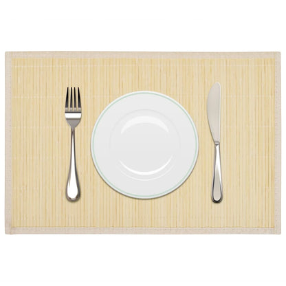 6 St Placemats 30X45 Cm Bamboe