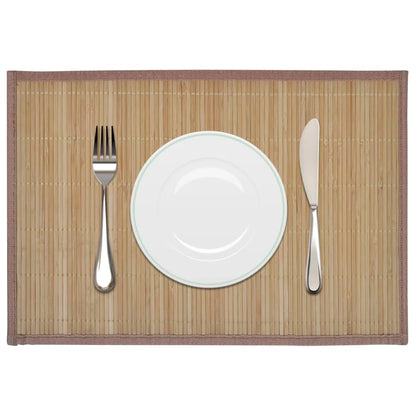 6 St Placemats 30X45 Cm Bamboe