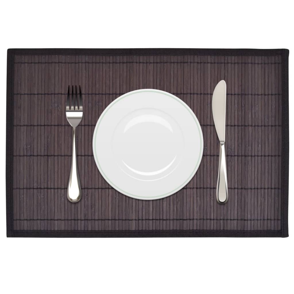 6 St Placemats 30X45 Cm Bamboe