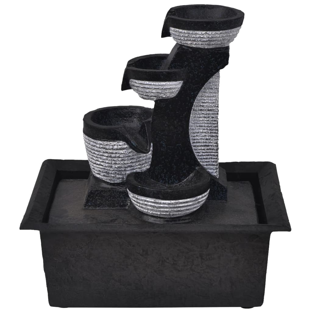 Binnenfontein Met Led-Verlichting Polyresin