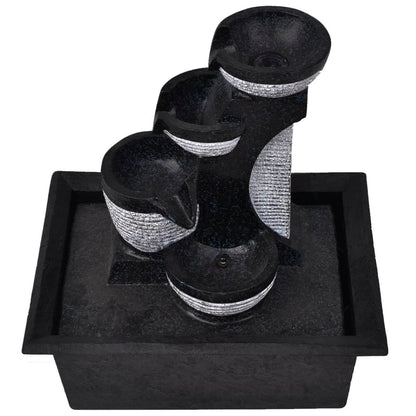 Binnenfontein Met Led-Verlichting Polyresin