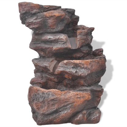 Binnenfontein Met Led Licht Poly-Hars