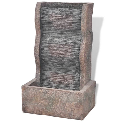 Binnenfontein Met Led Licht Poly-Hars