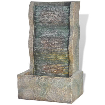 Binnenfontein Met Led Licht Poly-Hars