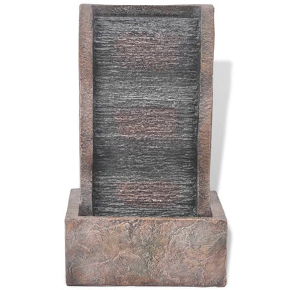 Binnenfontein Met Led Licht Poly-Hars