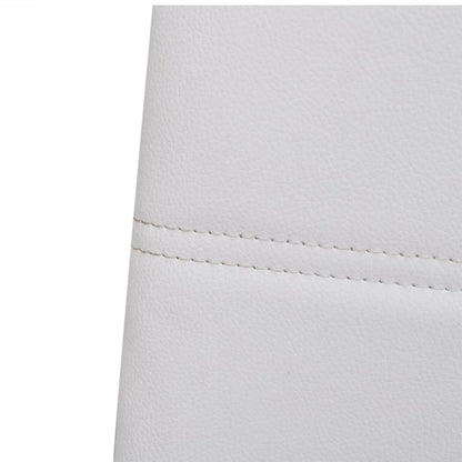 Eetkamerstoelen 6 St Kunstleer Wit