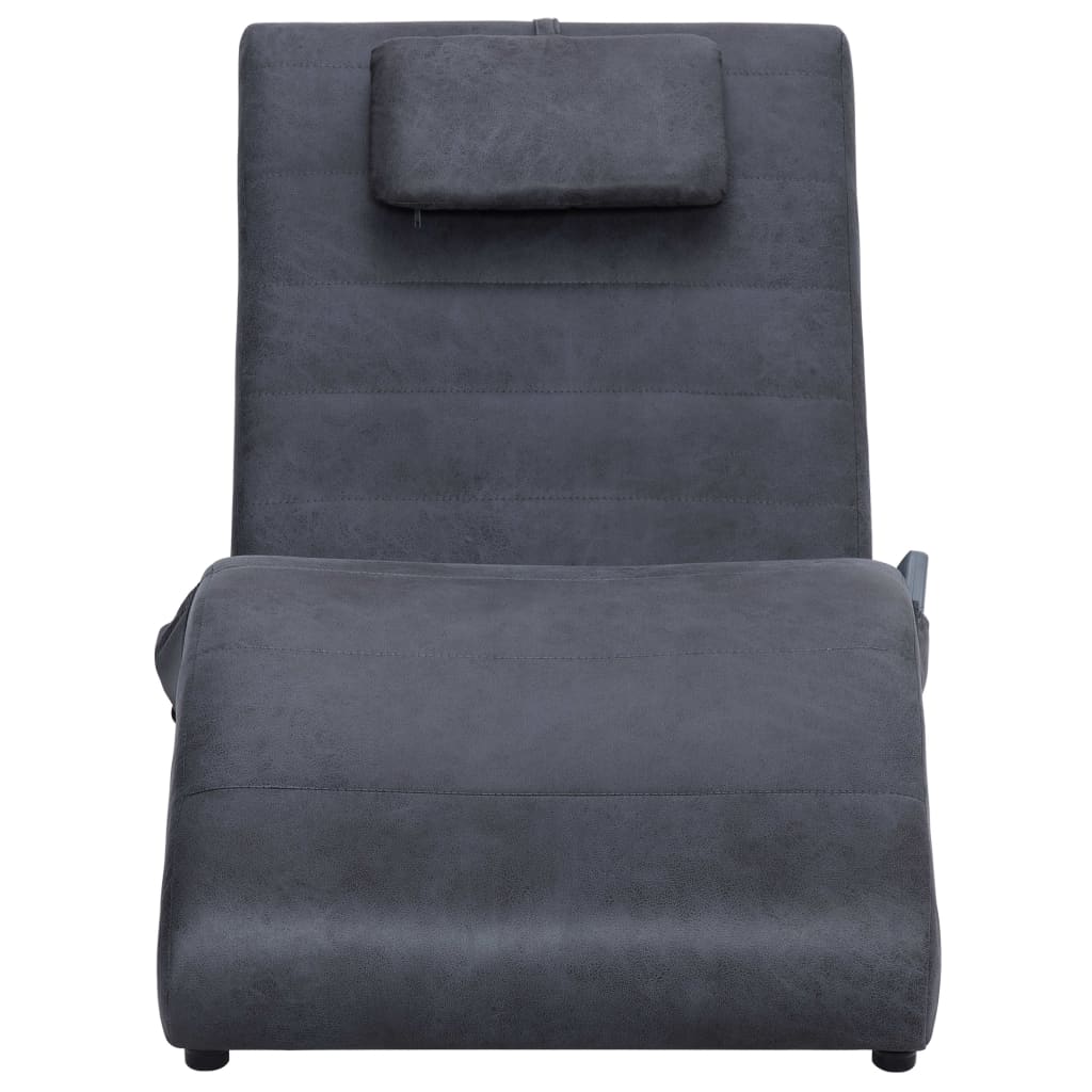 Massage Chaise Longue Met Kussen Kunstsuède
