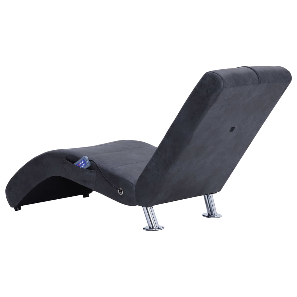 Massage Chaise Longue Met Kussen Kunstsuède