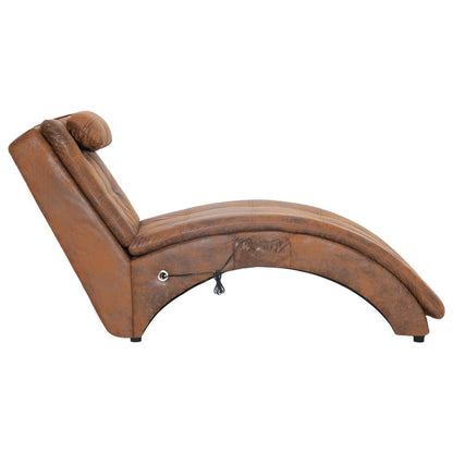 Massage Chaise Longue Met Kussen Kunstsuède
