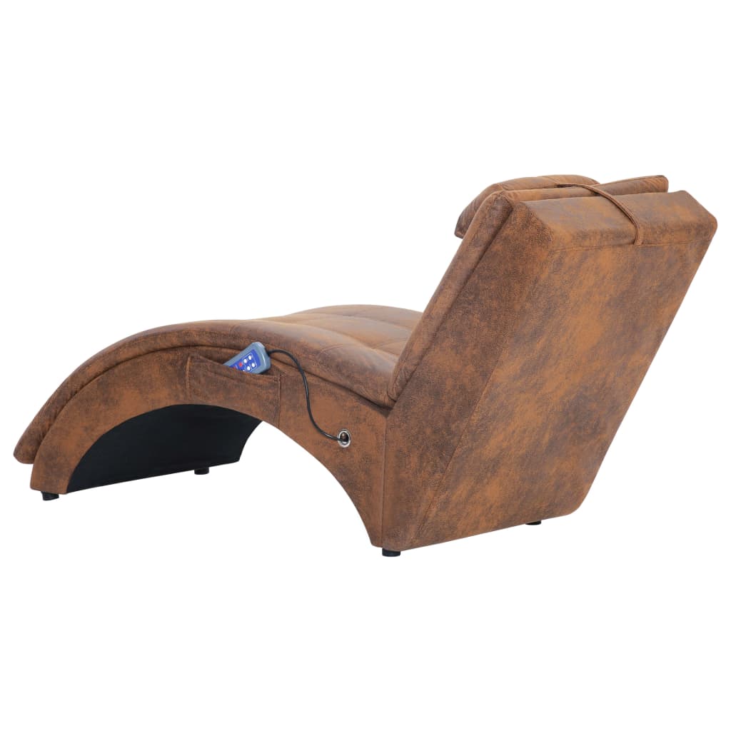 Massage Chaise Longue Met Kussen Kunstsuède
