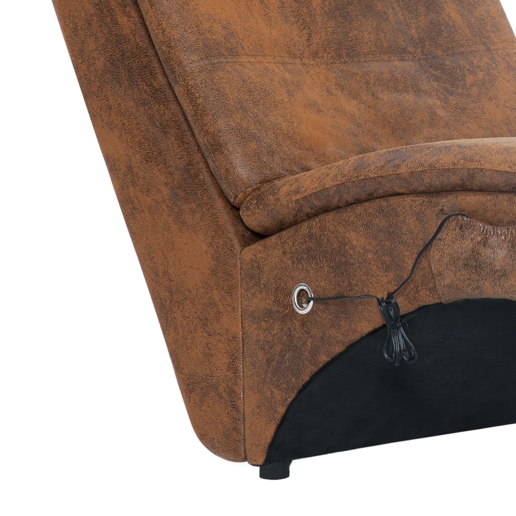 Massage Chaise Longue Met Kussen Kunstsuède