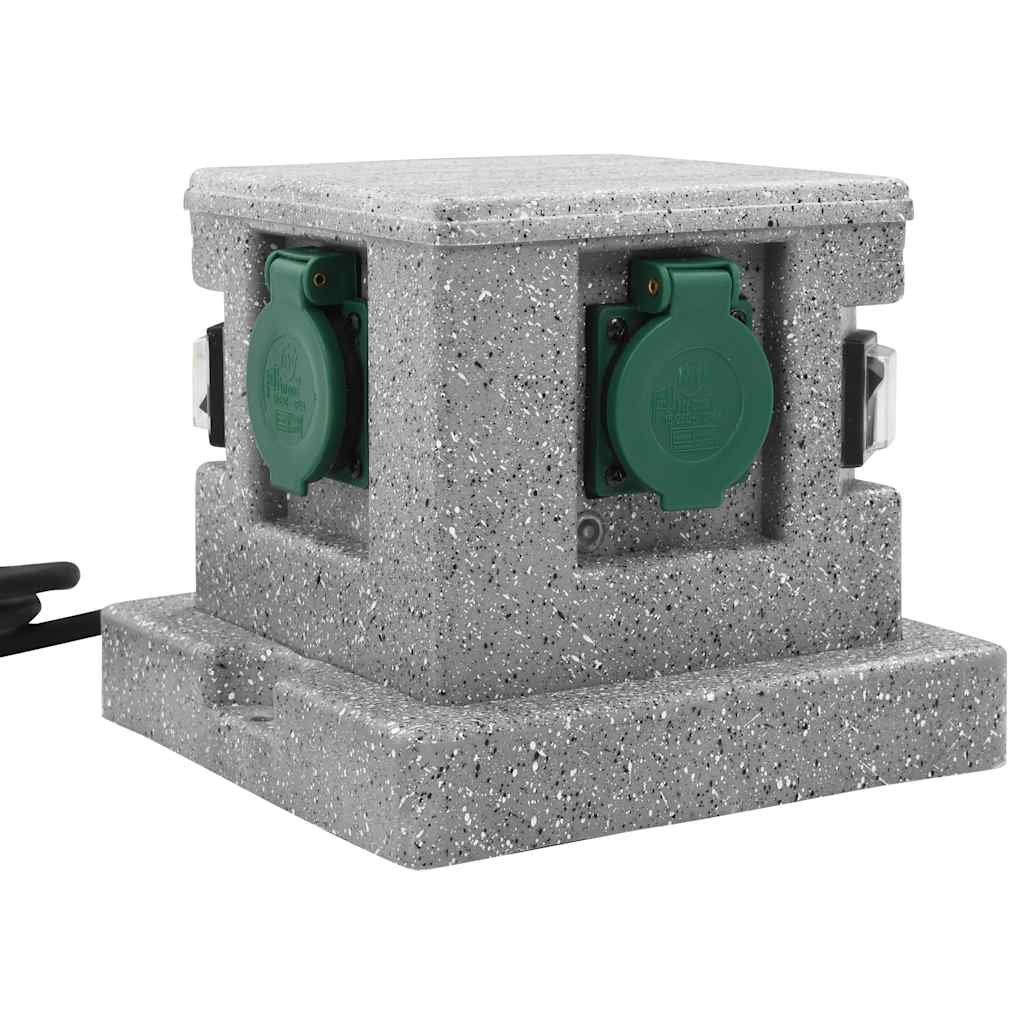 Buitenstopcontact Met Schemeringssensor Kunststof