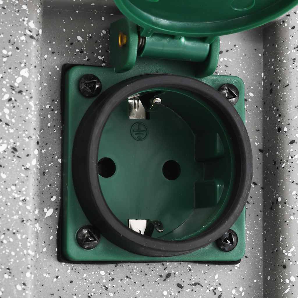 Buitenstopcontact Met Schemeringssensor Kunststof