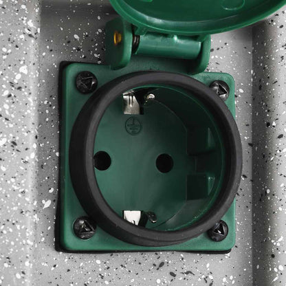 Buitenstopcontact Met Schemeringssensor Kunststof