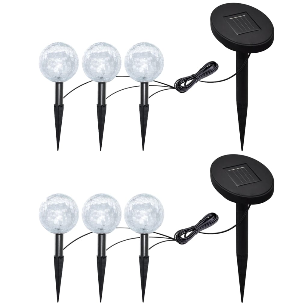 Solarbollampen Led Met Grondankers En Zonnepaneel