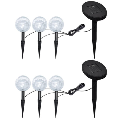Solarbollampen Led Met Grondankers En Zonnepaneel