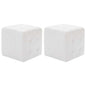 Poef 2 St 30X30X30 Cm Kunstleer