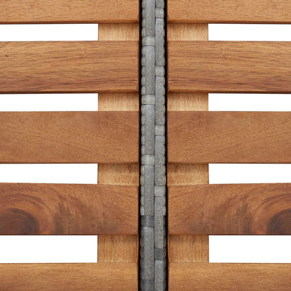 Spa-Ombouw Vierkant 268X268X55 Cm Poly Rattan