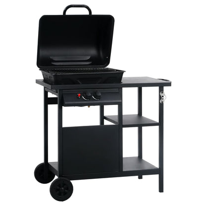 Gasbarbecue Met 3-Laags Zijtafel