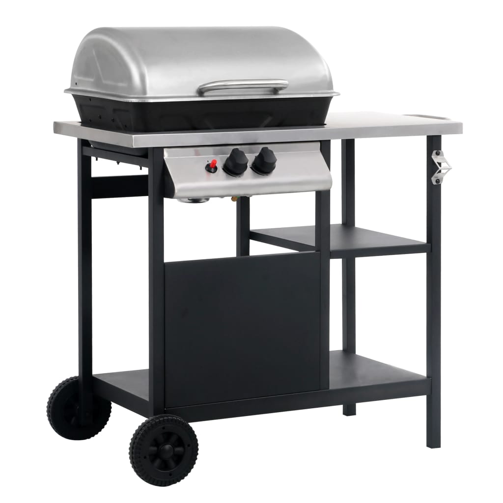Gasbarbecue Met 3-Laags Zijtafel