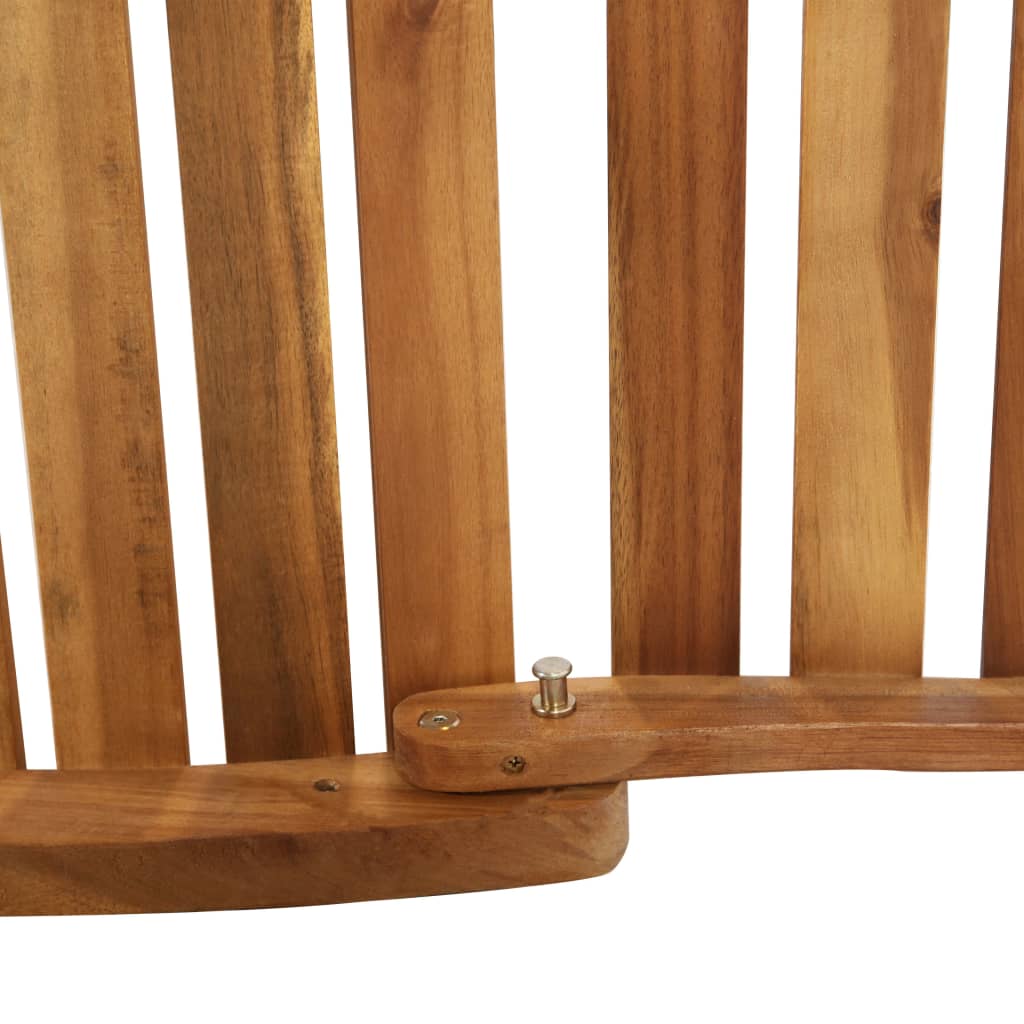 Ligstoel Met Kussen Massief Acaciahout