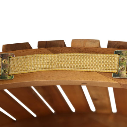 Ligstoel Met Kussen Massief Acaciahout