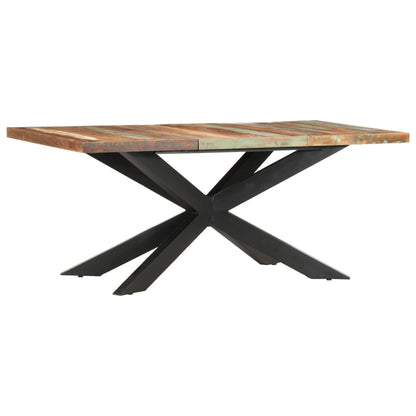 Eettafel 180X90X76 Cm Massief Ruw Mangohout