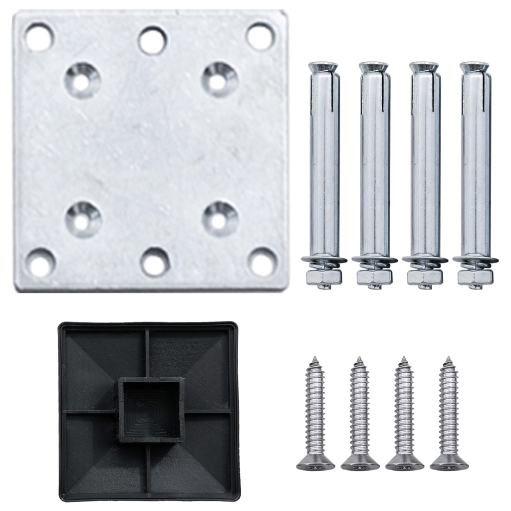 Schuttingset 1 Vierkant En 1 Schuin 273X186 Cm Hkc