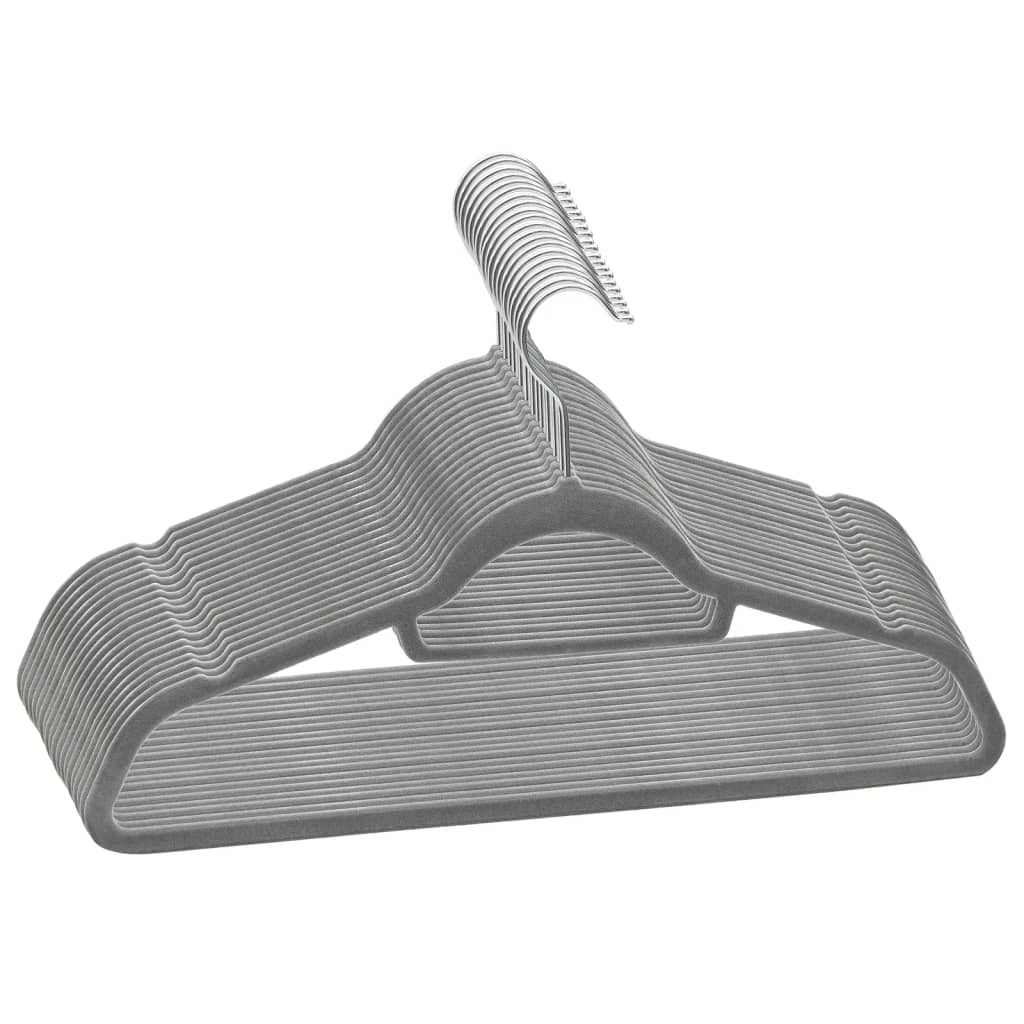20-Delige Kledinghangerset Anti-Slip Fluweel